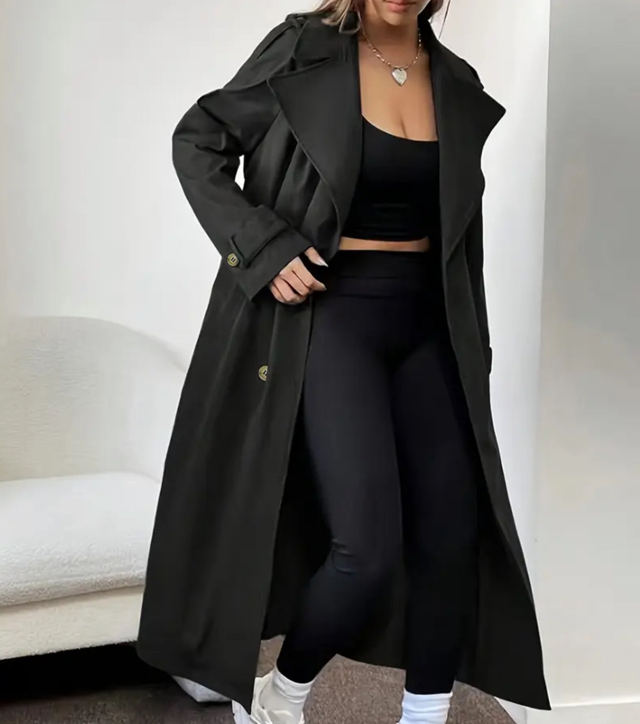 Long trench-coat