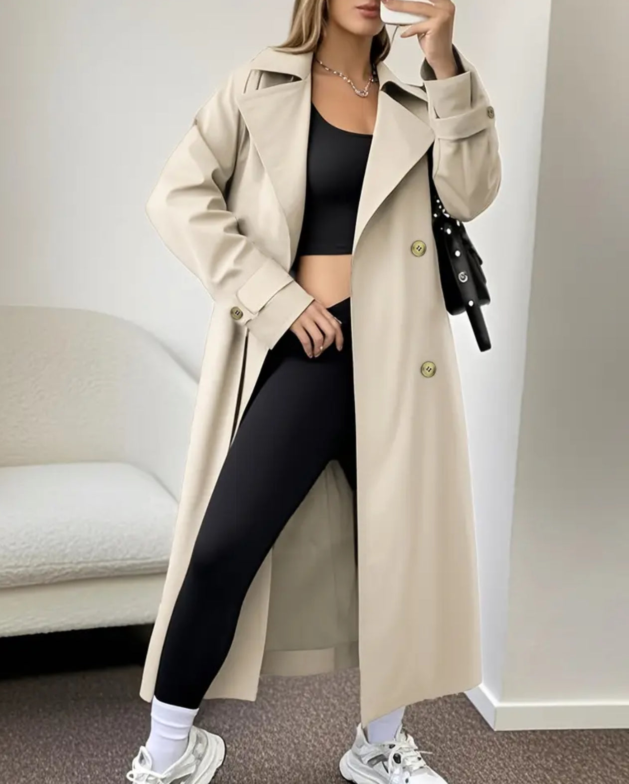 Long trench-coat