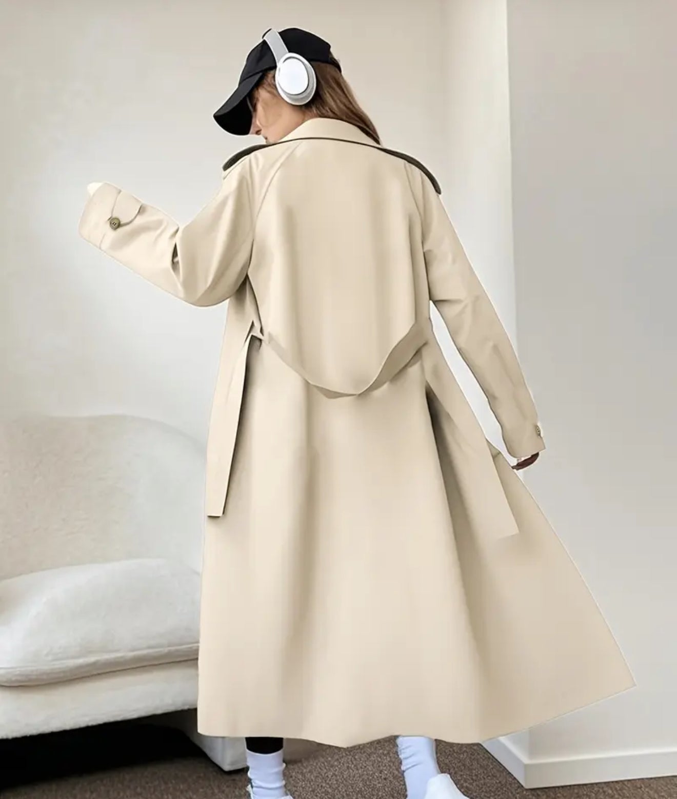 Long trench-coat