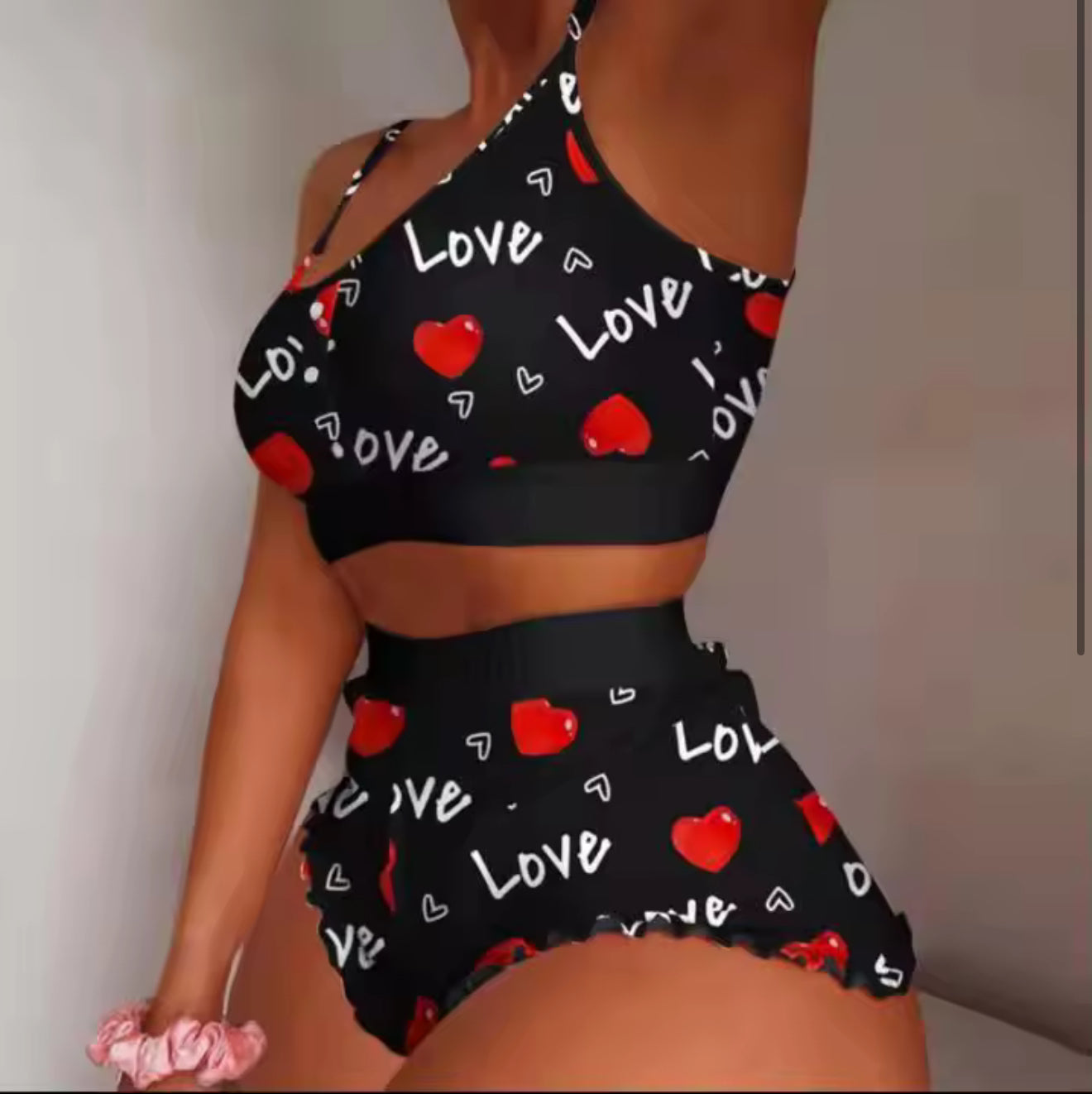 Pyjama vest shorts set