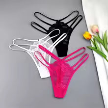3 Pcs sexy Lace Strap Thong’s