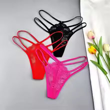 3 Pcs sexy Lace Strap Thong’s