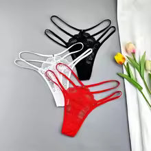 3 Pcs sexy Lace Strap Thong’s